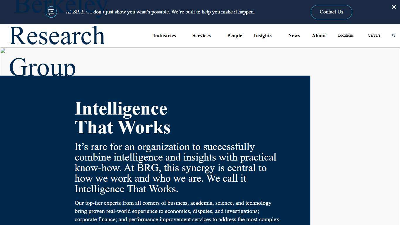 BRG Global Consulting Firm BRG